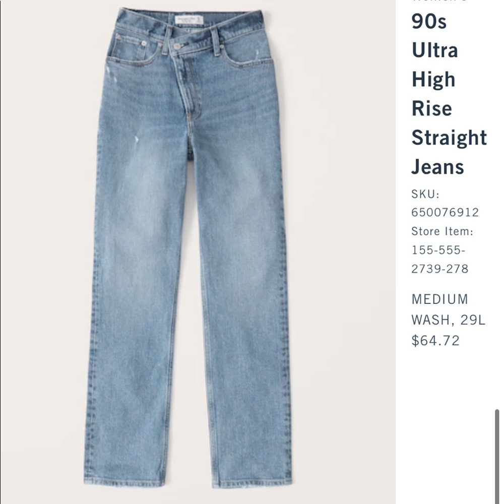 Abercrombie Jeans 8 Long
